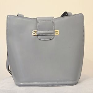 Bally Vintage Shoulder Bag with Gold Accent